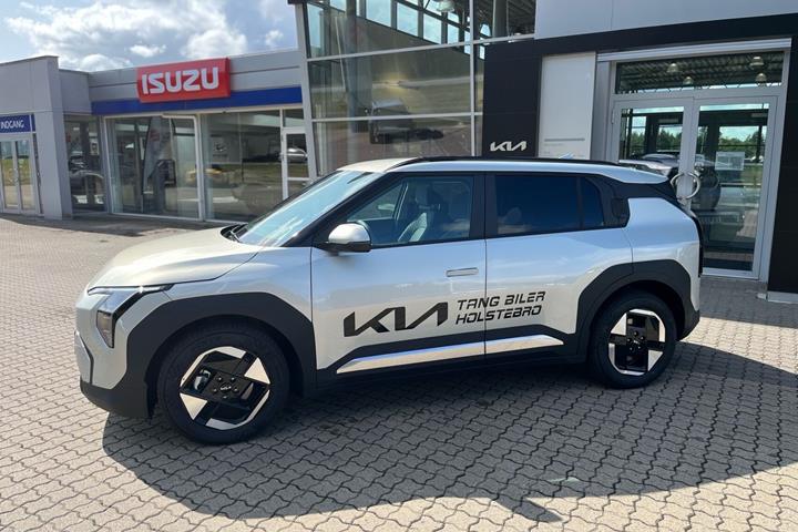 Grå Kia EV3 fra 2026