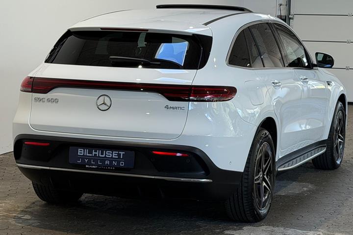 Hvid Mercedes EQC400 fra 2023