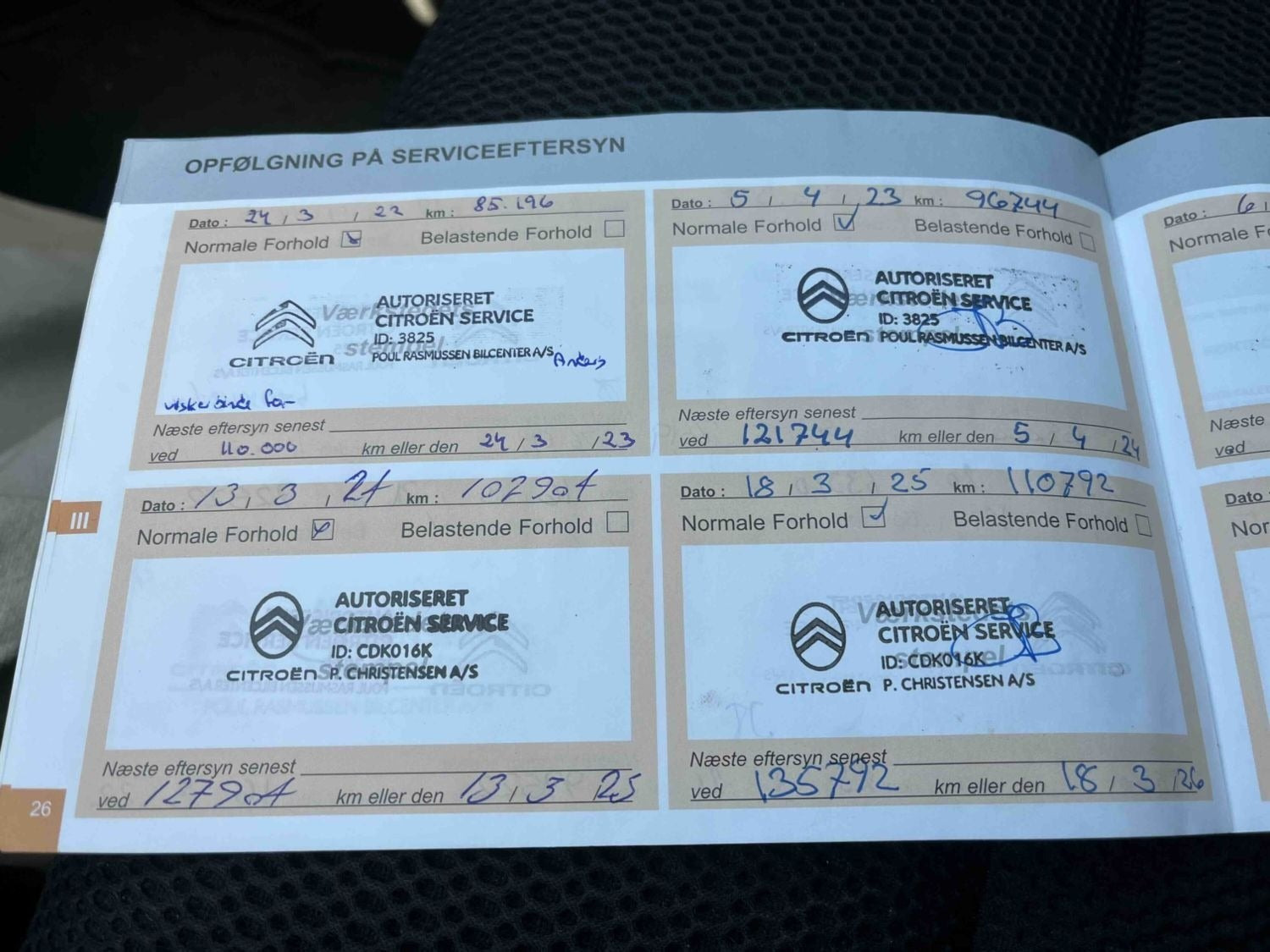 Grå Citroën C4 fra 2015
