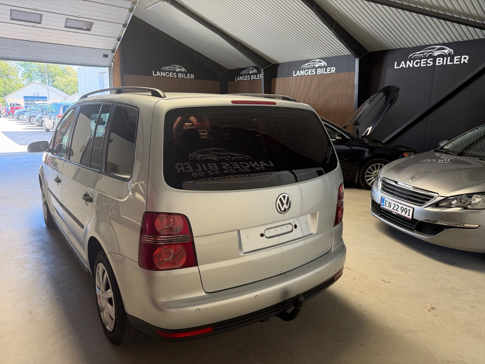 Sølv VW Touran fra 2007