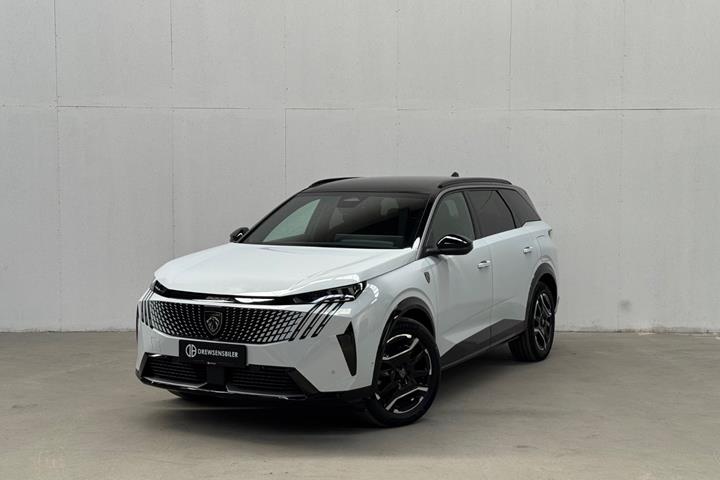 Hvid Peugeot e-5008 fra 2025