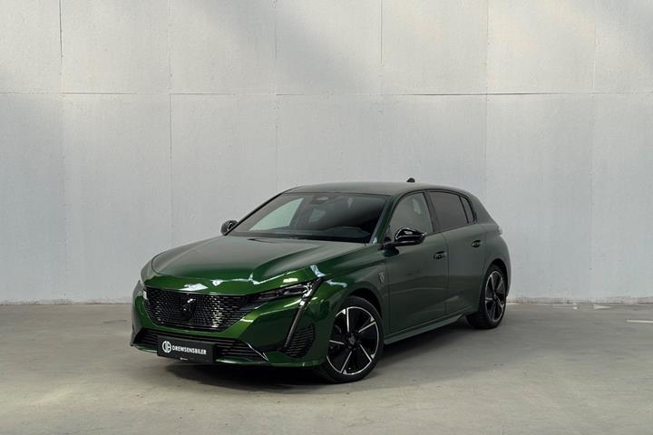 Grøn Peugeot E-308 fra 2024