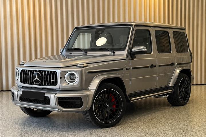 Grå Mercedes G63 fra 2020