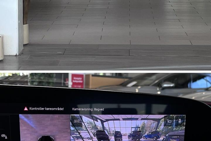 Blå Audi A6 e-tron fra 2025