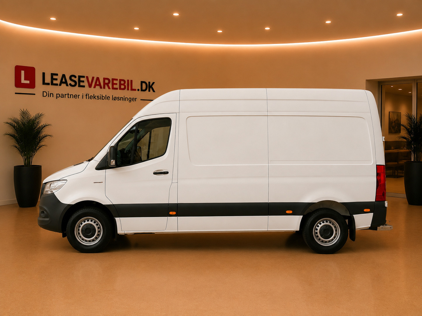 Hvid Mercedes eSprinter 312 fra 2021