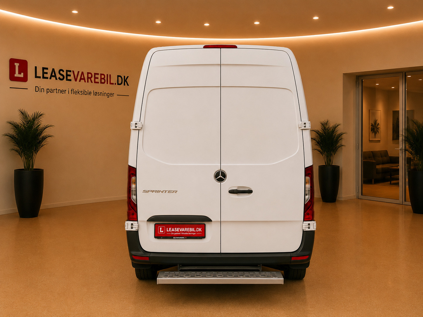 Hvid Mercedes eSprinter 312 fra 2021