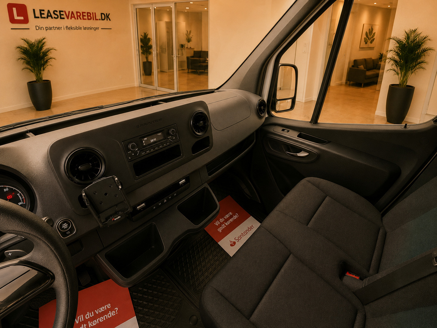 Hvid Mercedes eSprinter 312 fra 2021