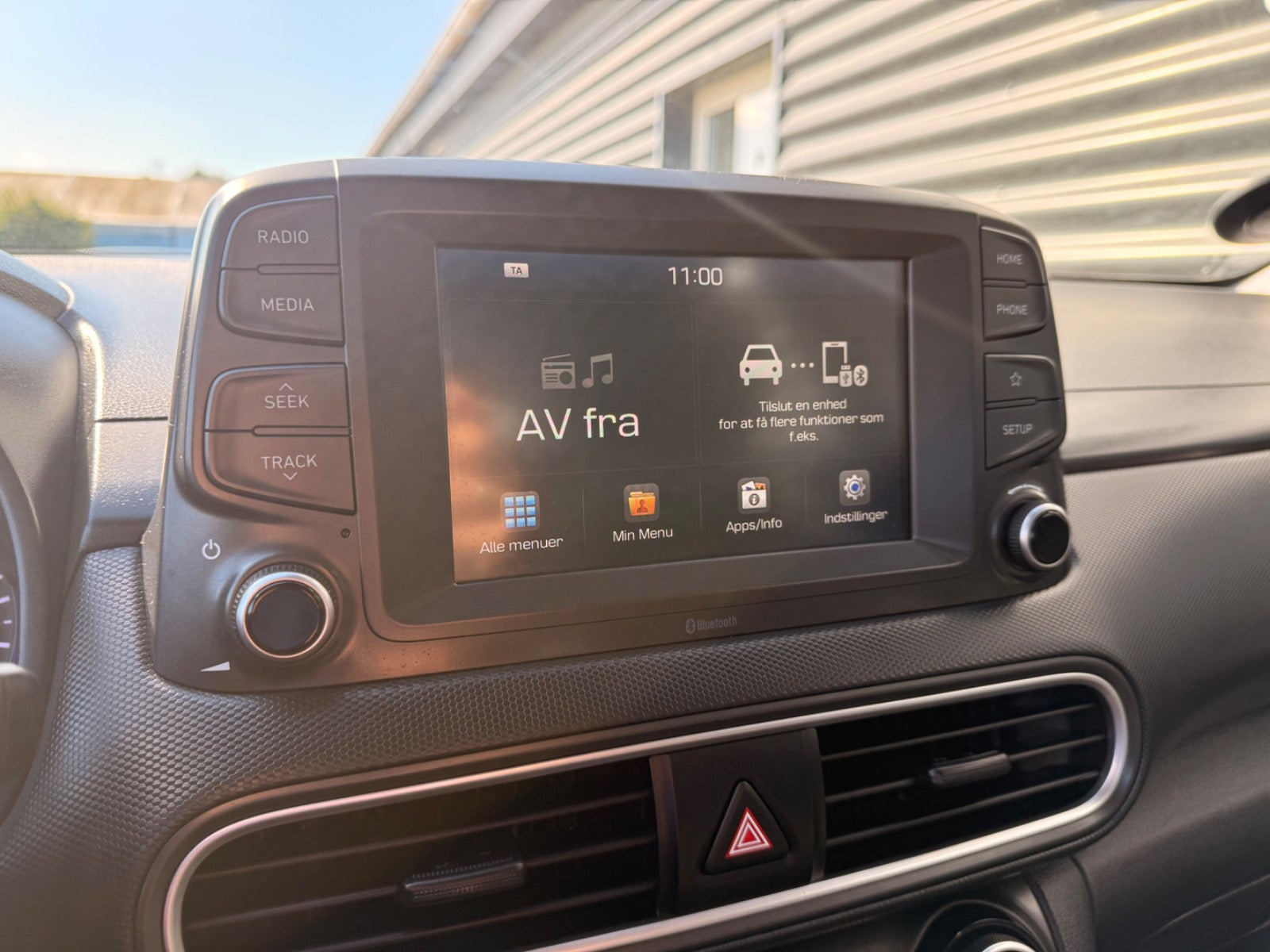 Grå Hyundai Kona fra 2020