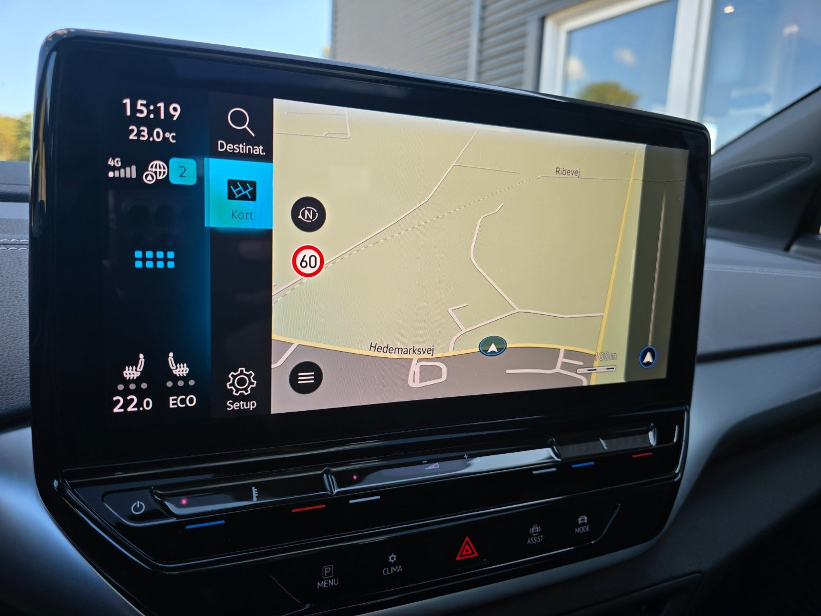 Grøn VW ID.4 fra 2023