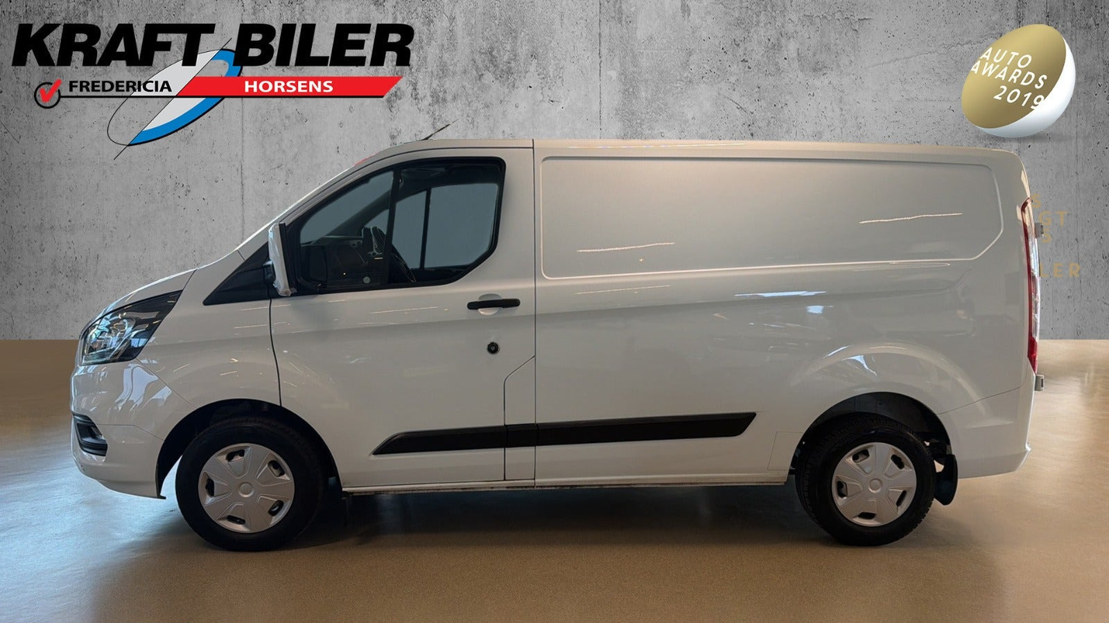 Hvid Ford Transit Custom 300 L1 fra 2023