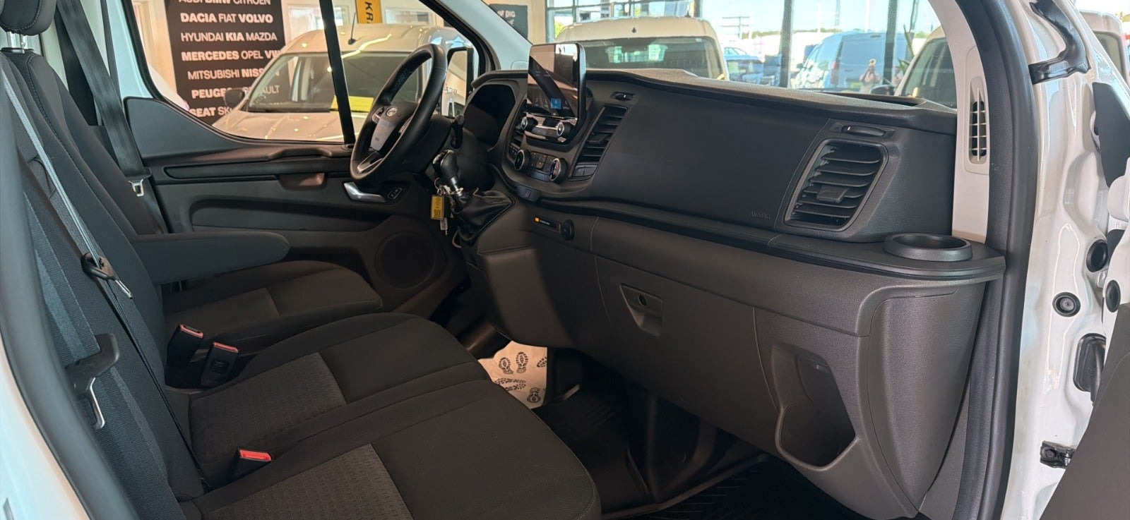 Hvid Ford Transit Custom 300 L1 fra 2023