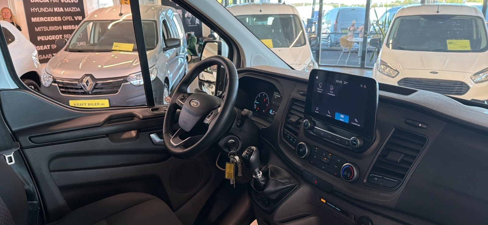 Hvid Ford Transit Custom 300 L1 fra 2023