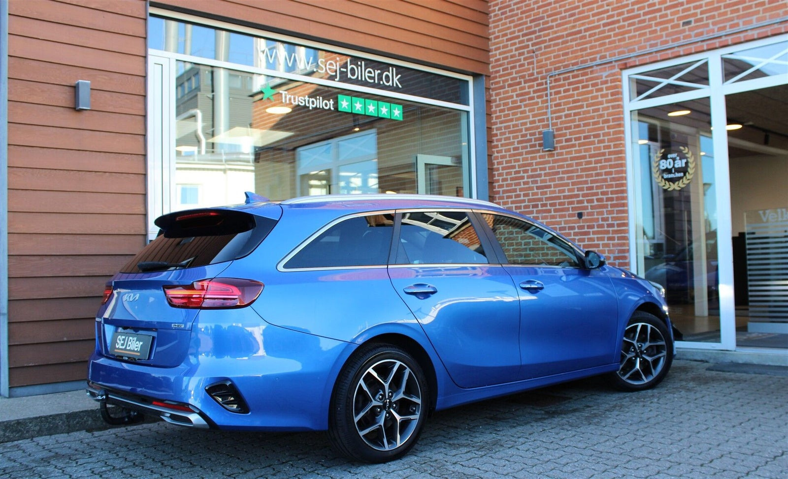 Blå Kia Ceed fra 2022