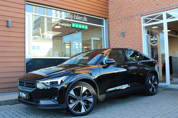 Sort Polestar 2 fra 2023