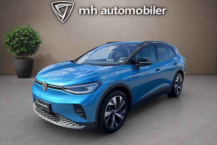 Blå VW ID.4 fra 2026 set udefra