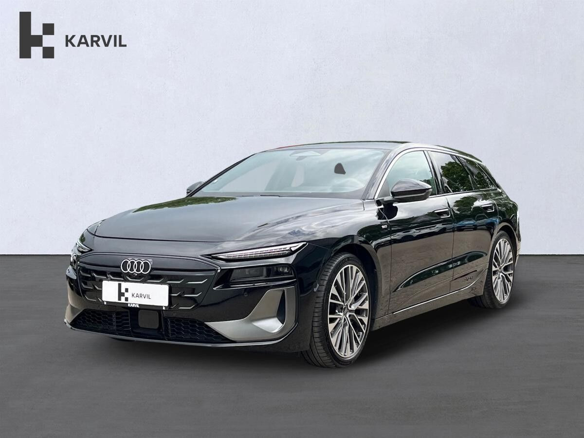 Sort Audi A6 e-tron fra 2025