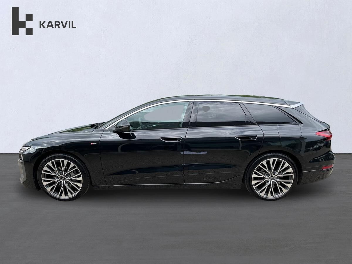 Sort Audi A6 e-tron fra 2025