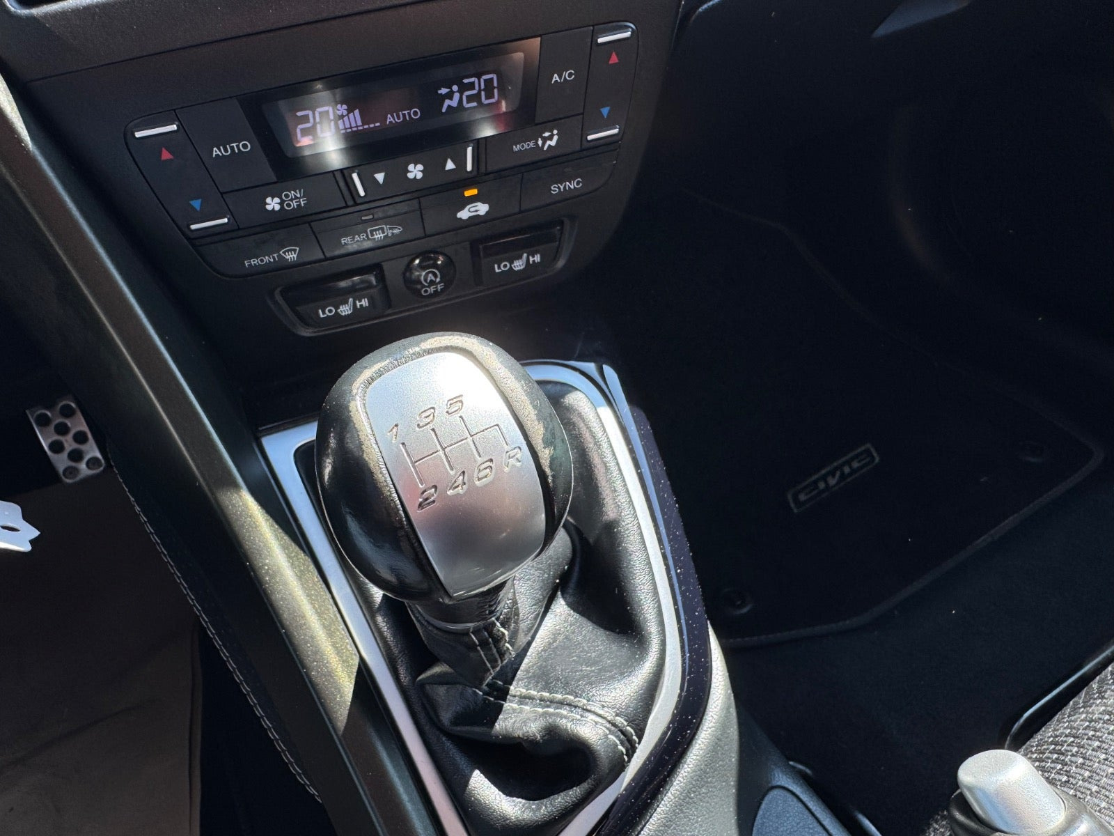 Sort Honda Civic fra 2015