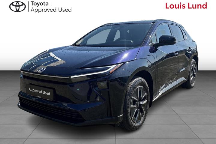 Blå Toyota BZ4X fra 2026