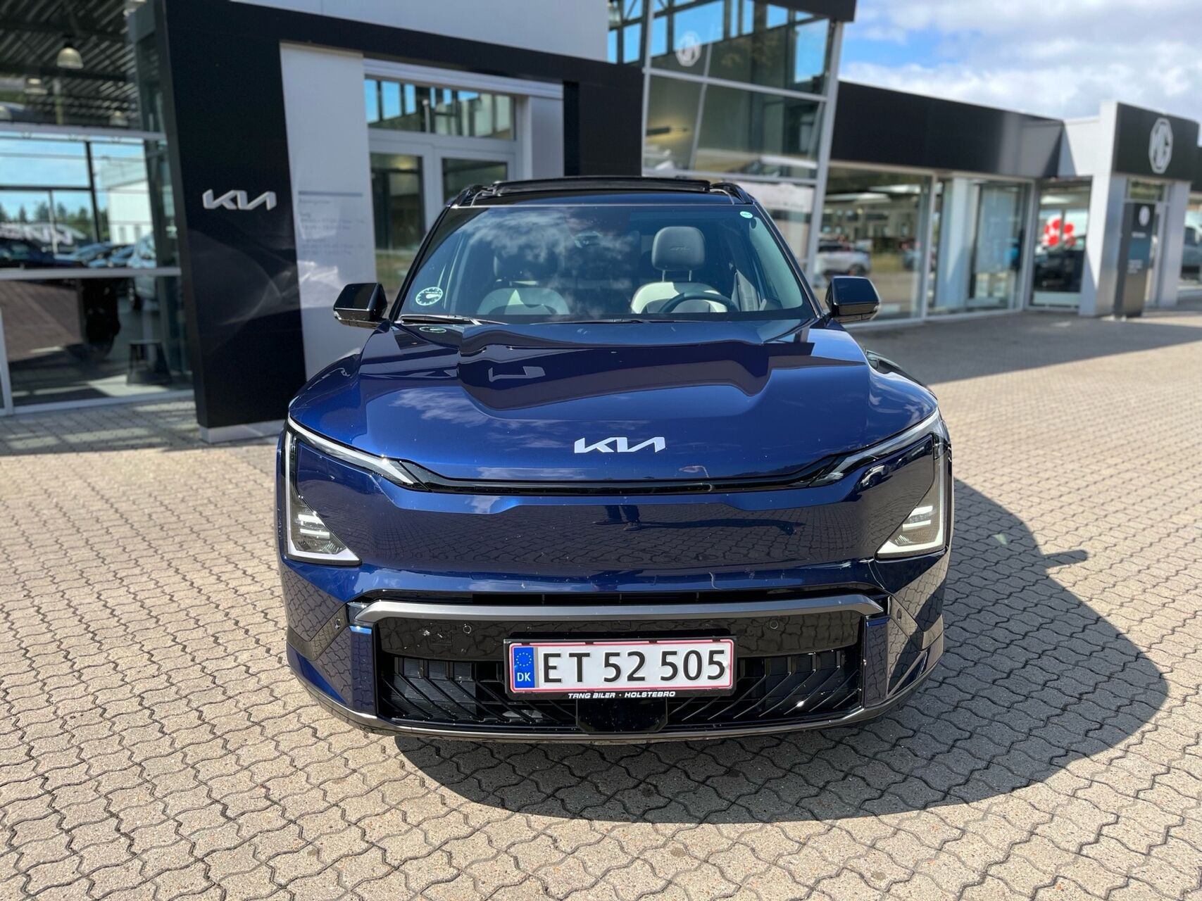 Blå Kia EV5 fra 2026