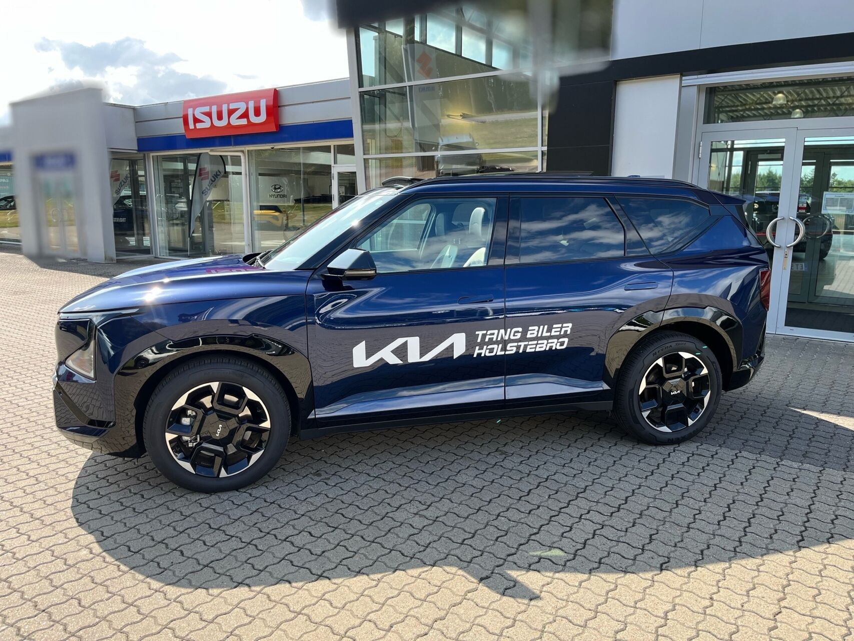 Blå Kia EV5 fra 2026