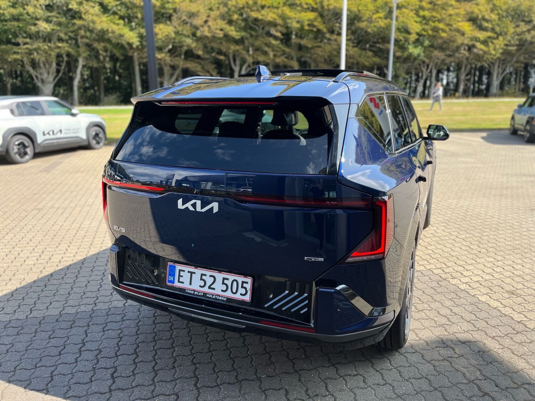 Blå Kia EV5 fra 2026
