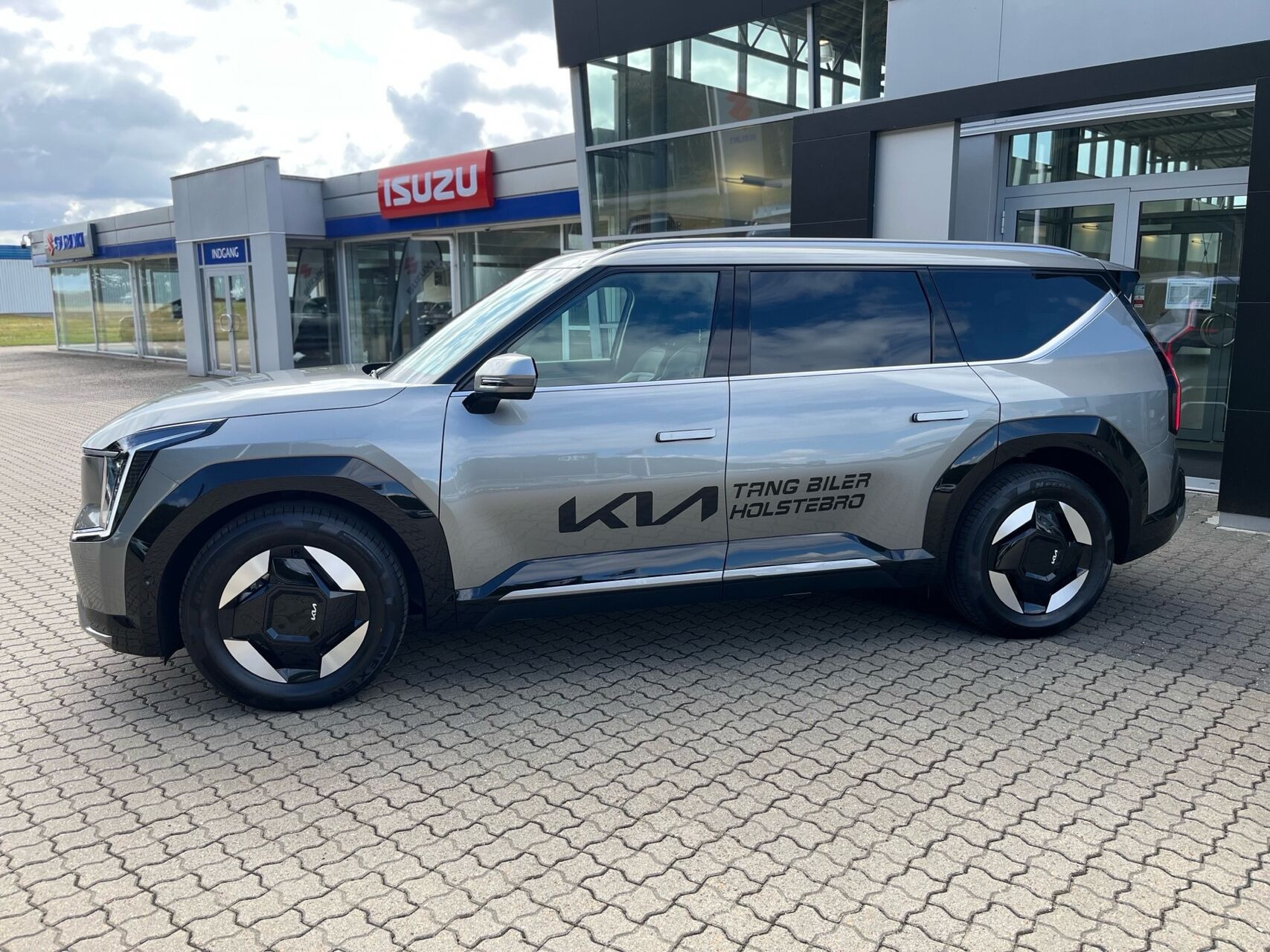 Grå Kia EV9 fra 2026