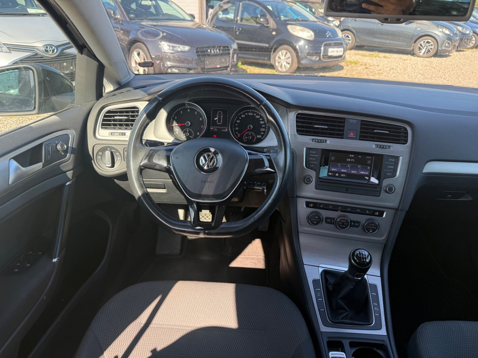 Sort VW Golf VII fra 2014