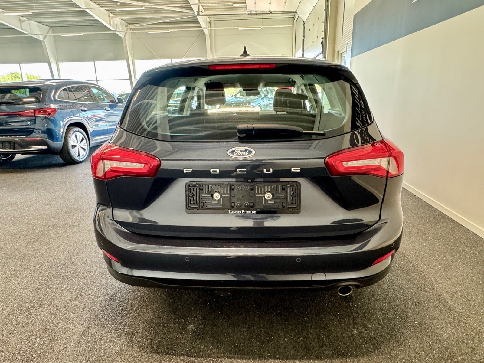 Blå Ford Focus fra 2021