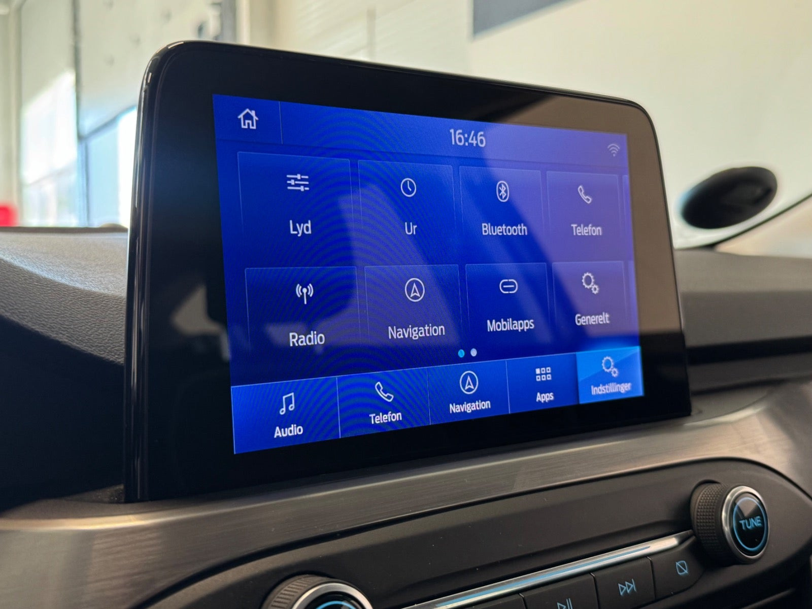 Blå Ford Focus fra 2021
