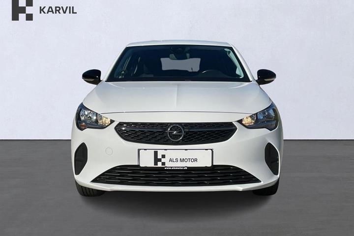 Hvid Opel Corsa fra 2023