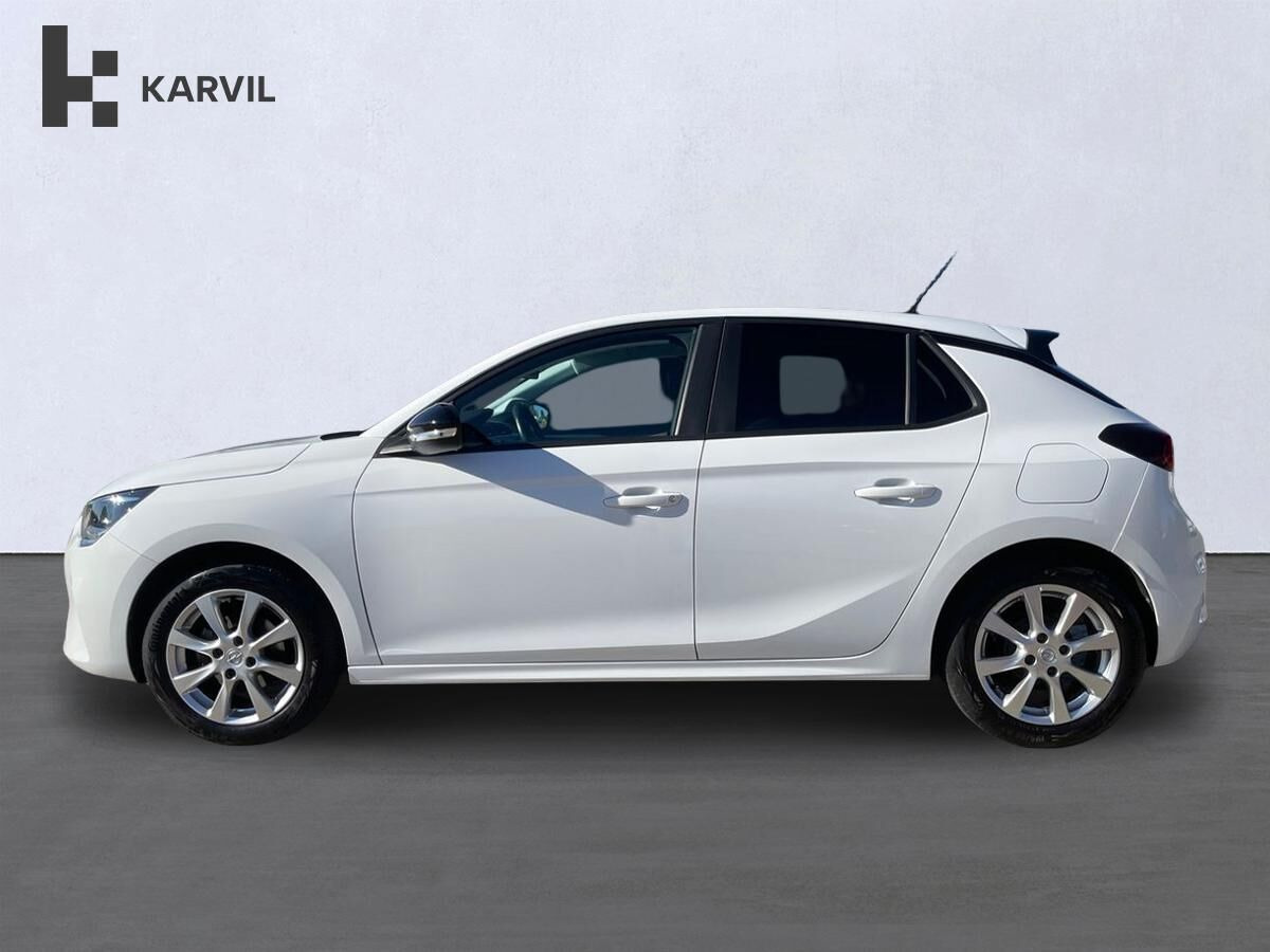 Hvid Opel Corsa fra 2023