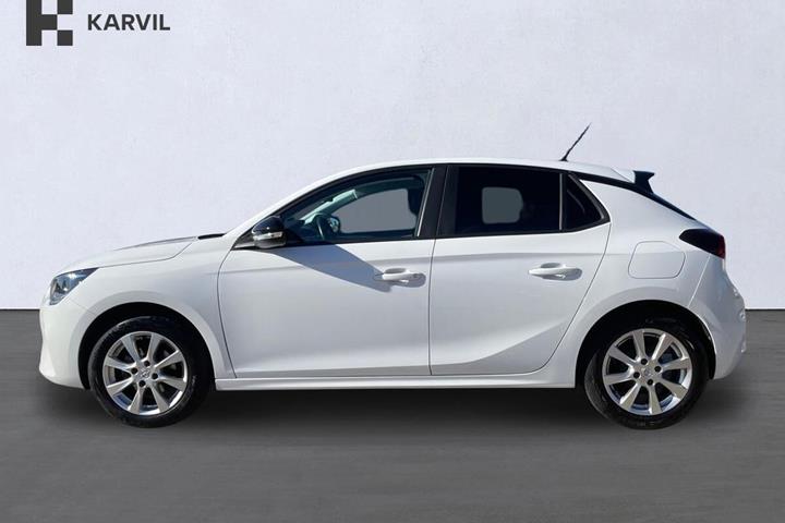 Hvid Opel Corsa fra 2023