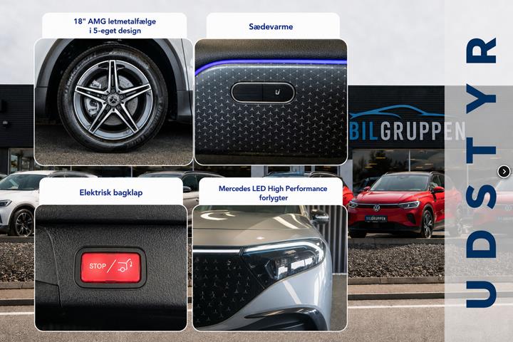 Grå Mercedes EQB250+ fra 2025
