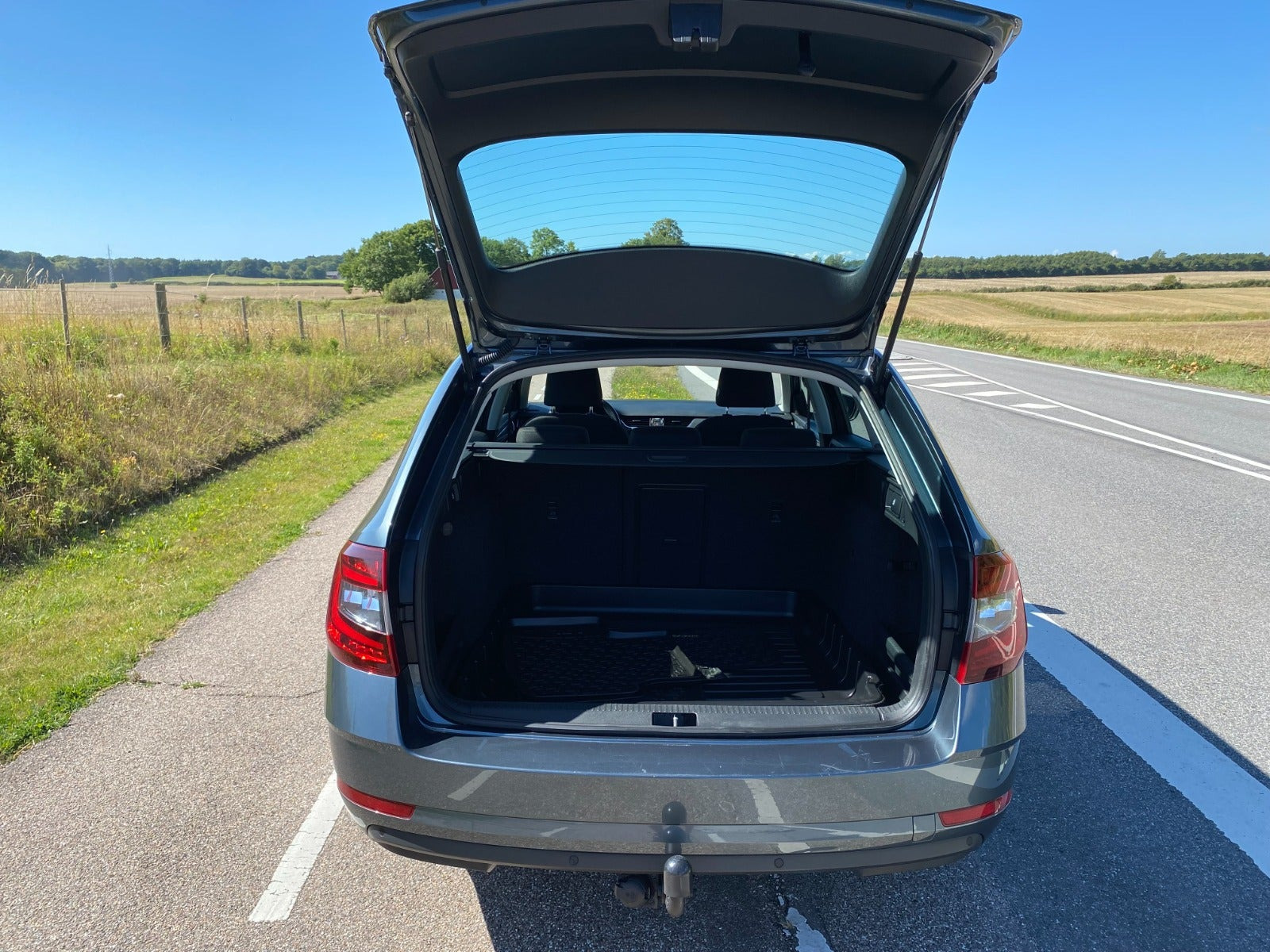 Grå Skoda Octavia fra 2020