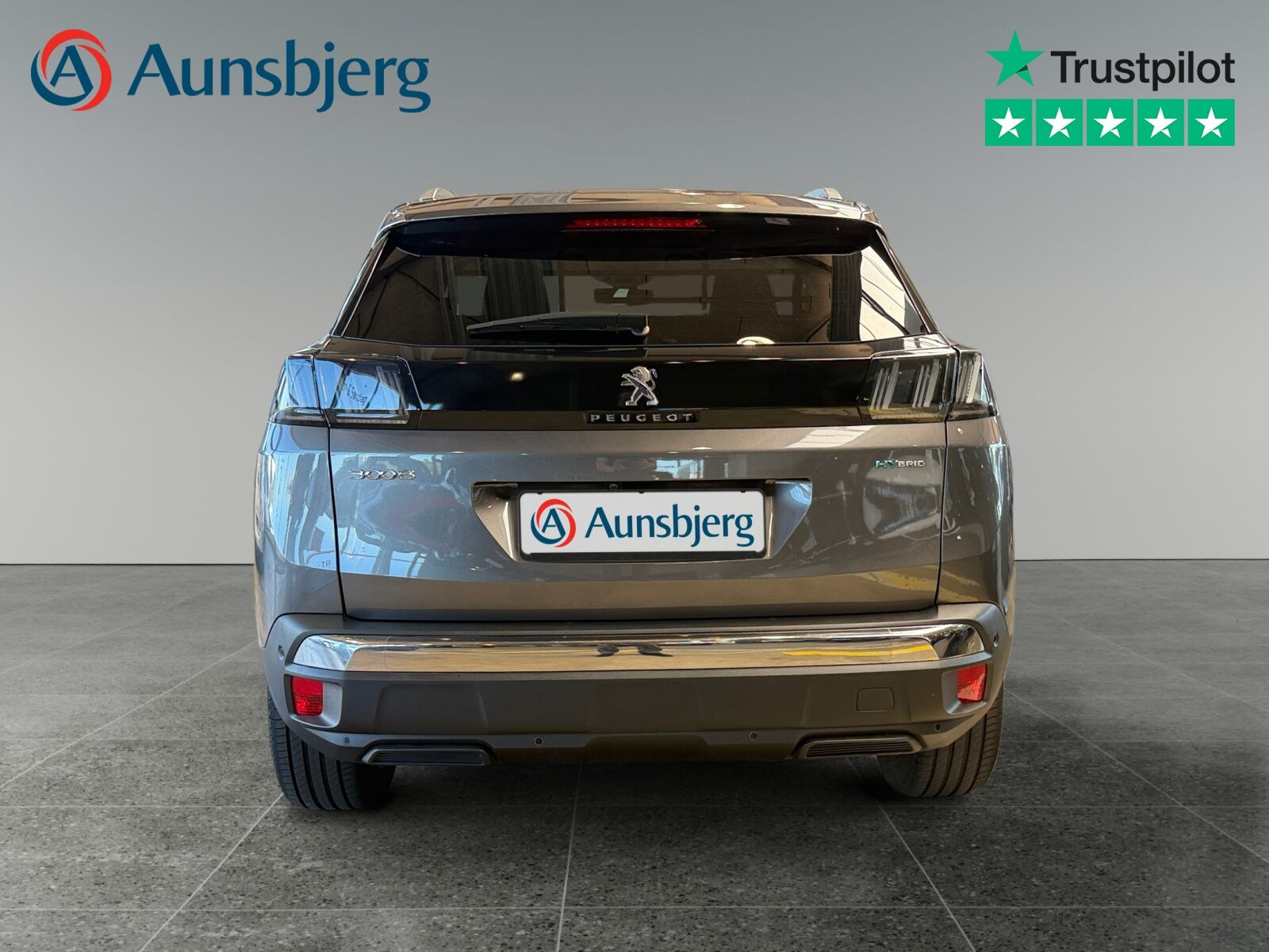 Grå Peugeot 3008 fra 2021