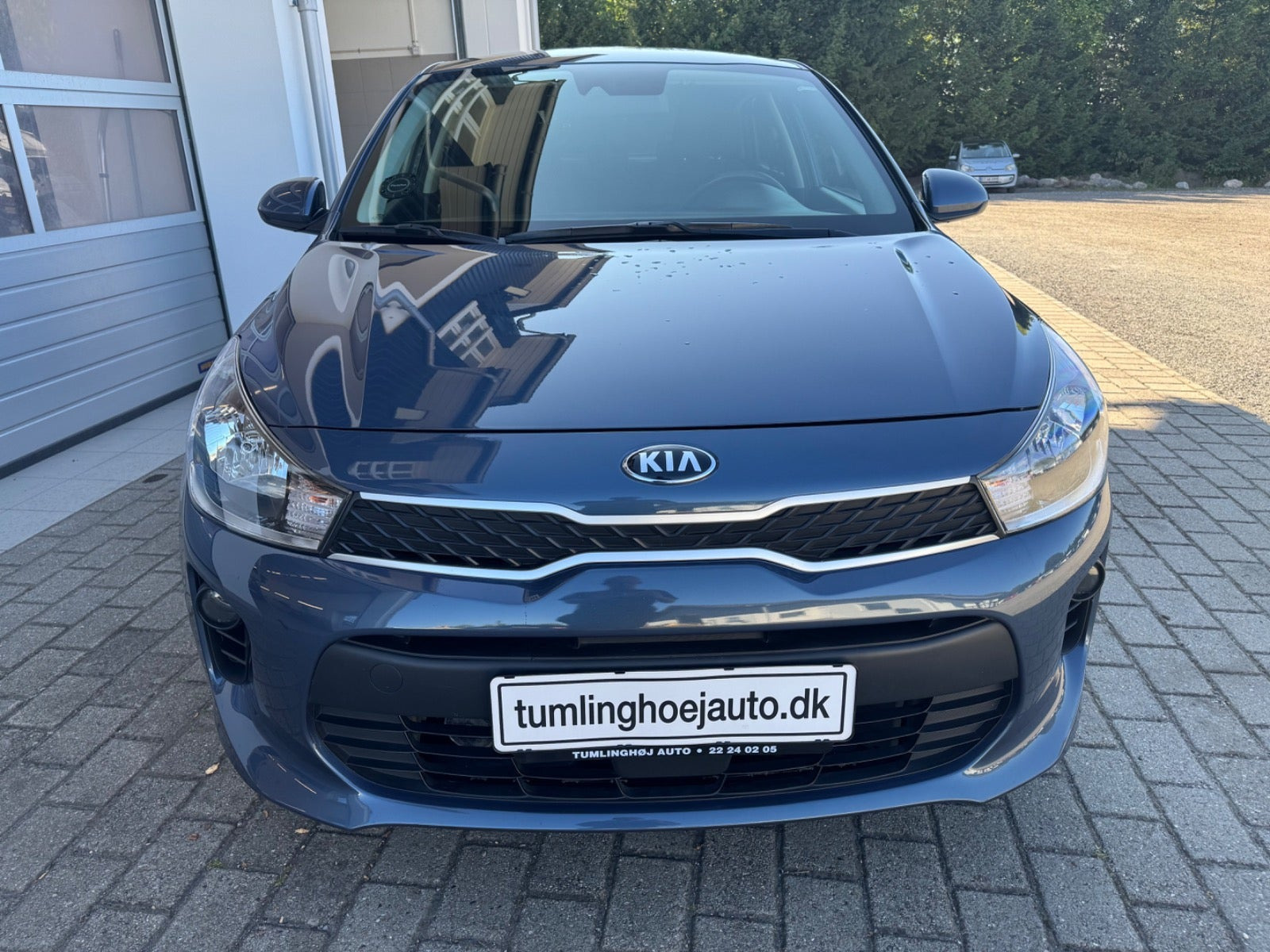 Blå Kia Rio fra 2017