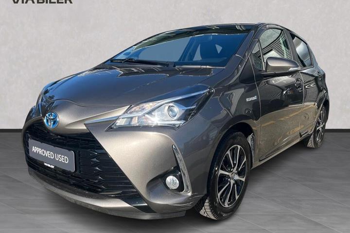 Grå Toyota Yaris fra 2018