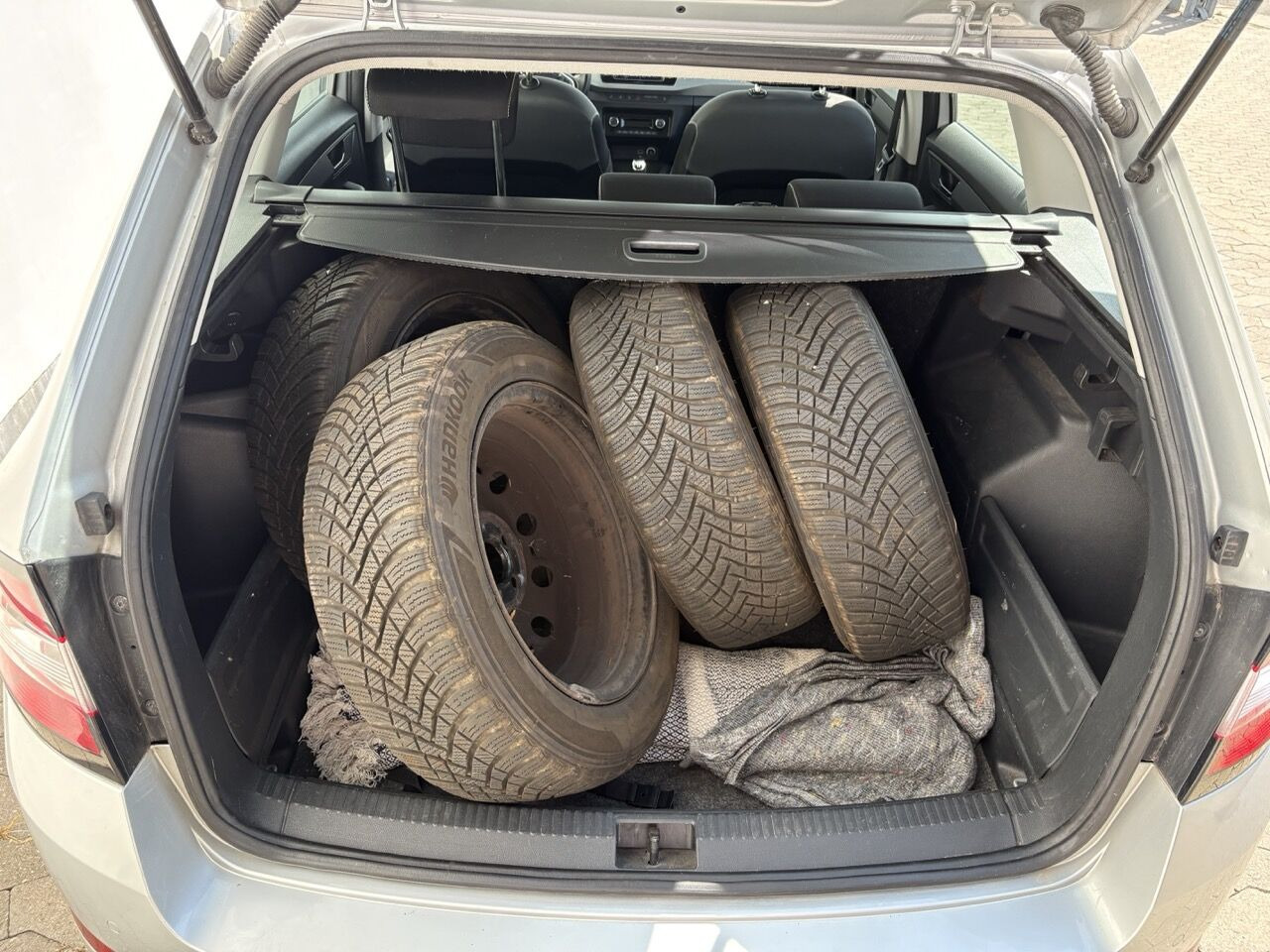 Sølv Skoda Fabia fra 2019