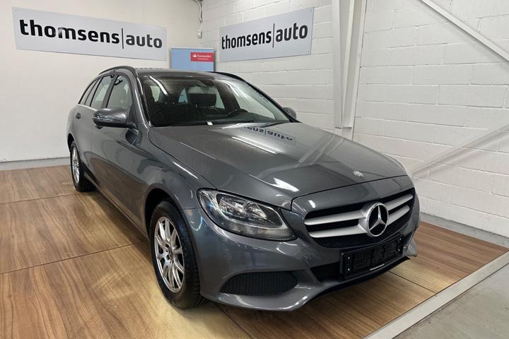 Grå Mercedes C200 d fra 2017