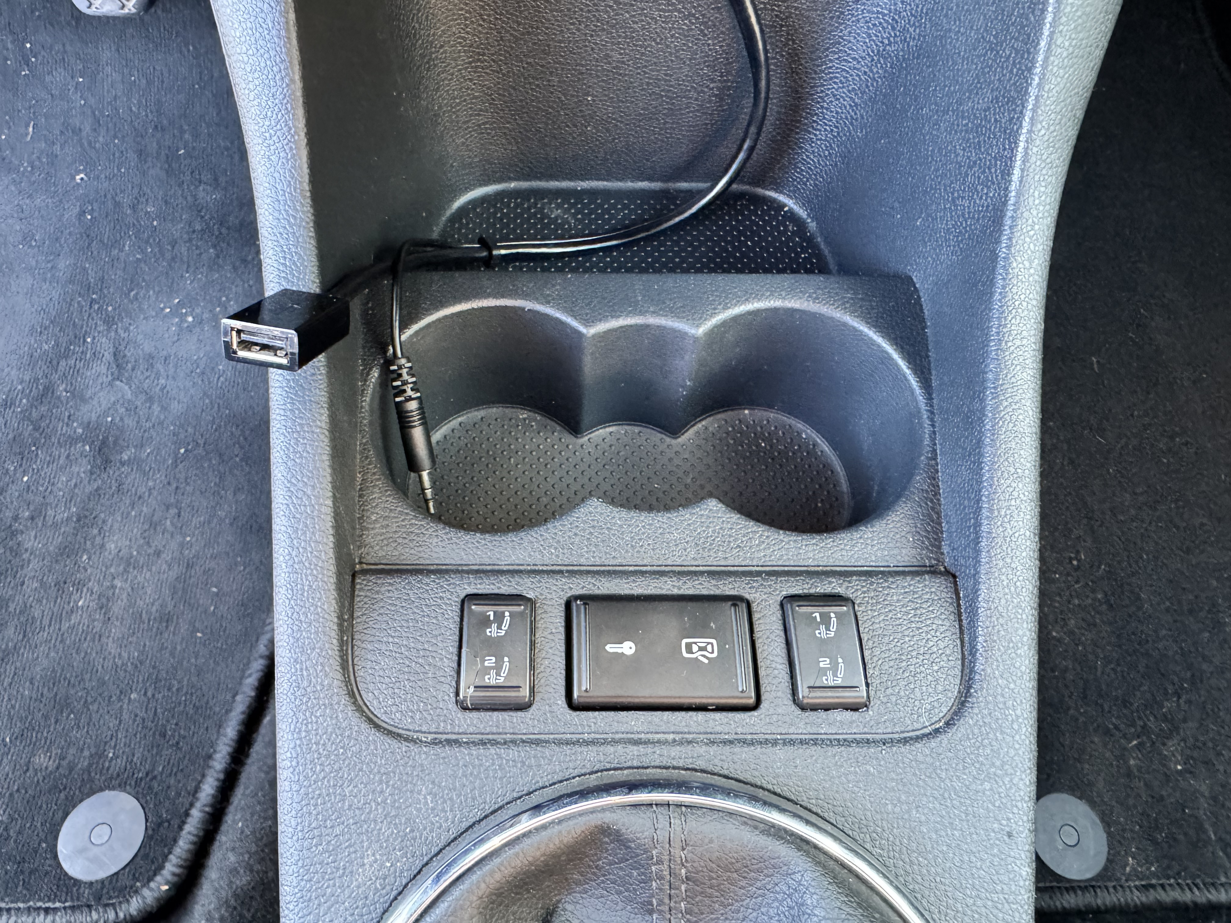 Grå Skoda Fabia fra 2012