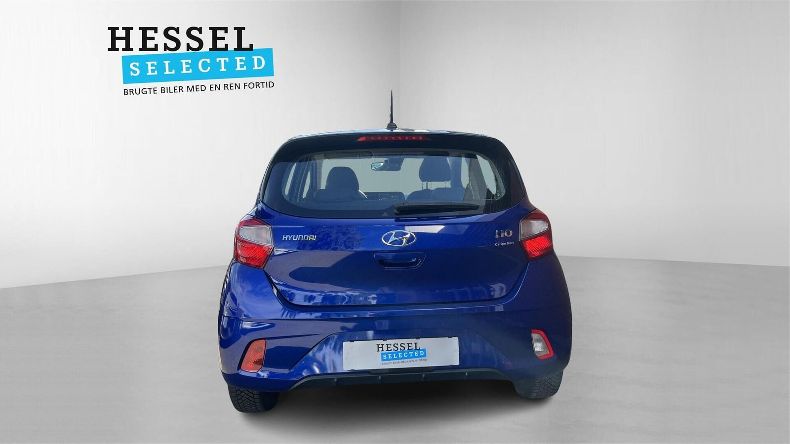 Blå Hyundai i10 fra 2021