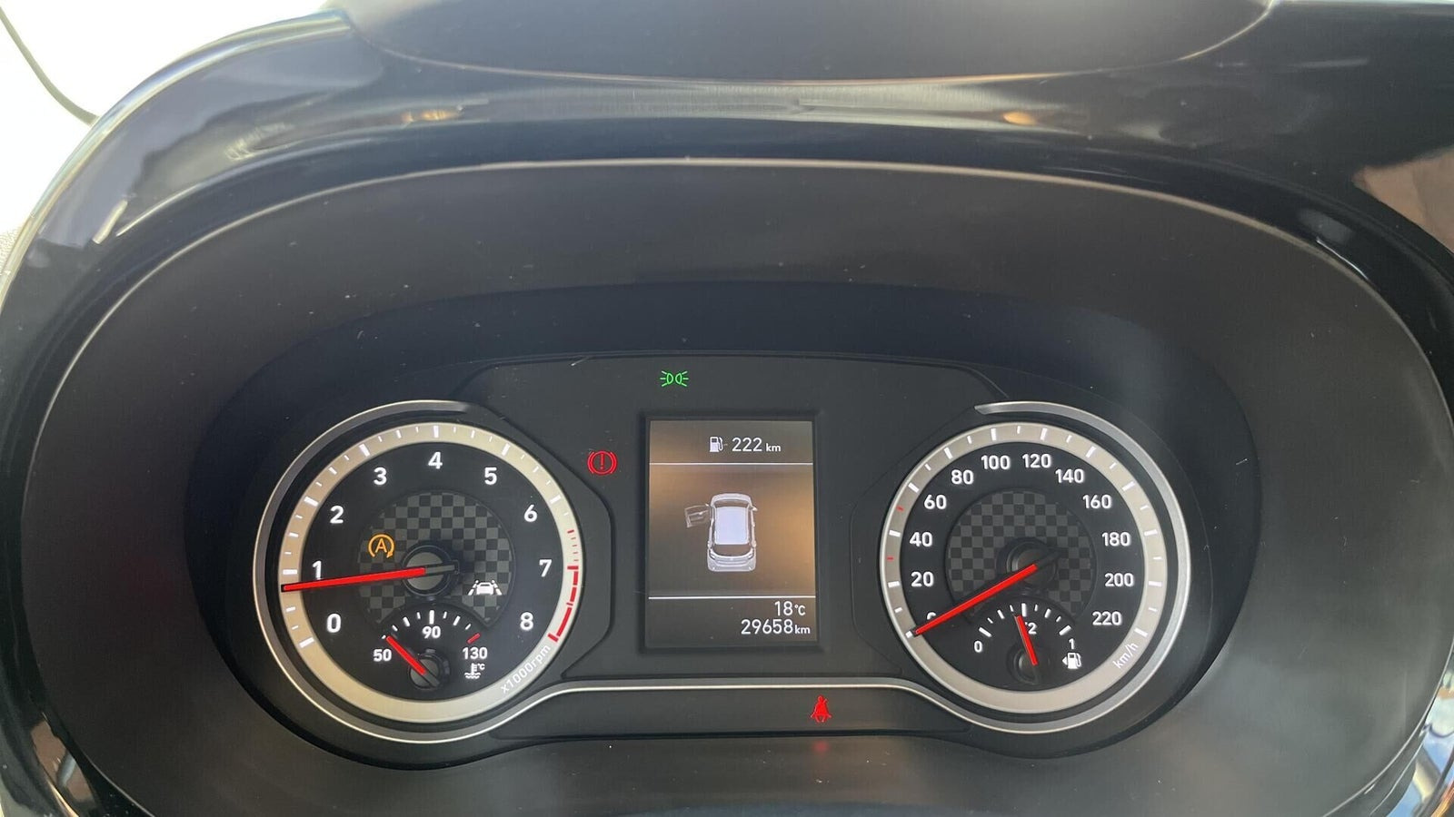 Blå Hyundai i10 fra 2021