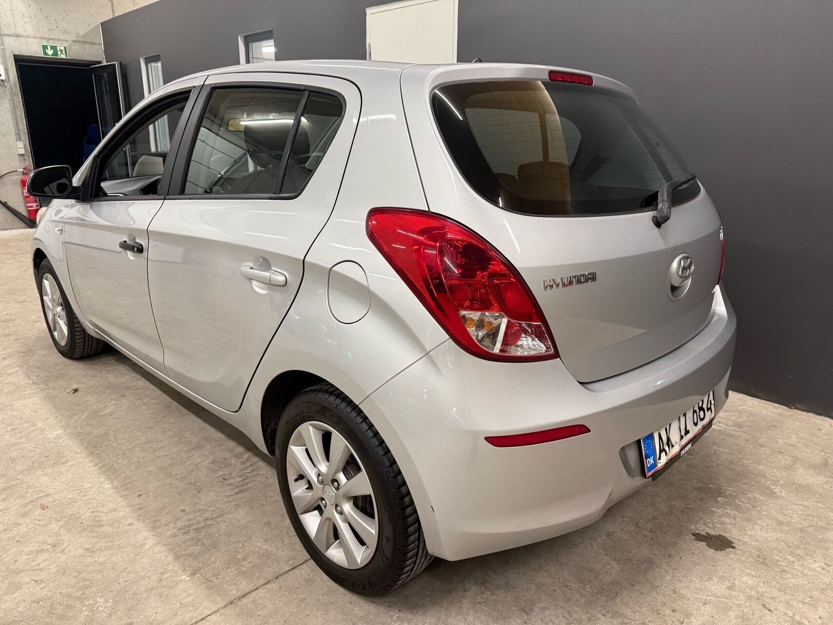 Sølv Hyundai i20 fra 2013