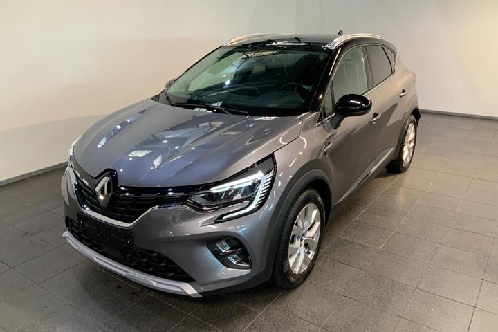 Grå Renault Captur fra 2020 set udefra