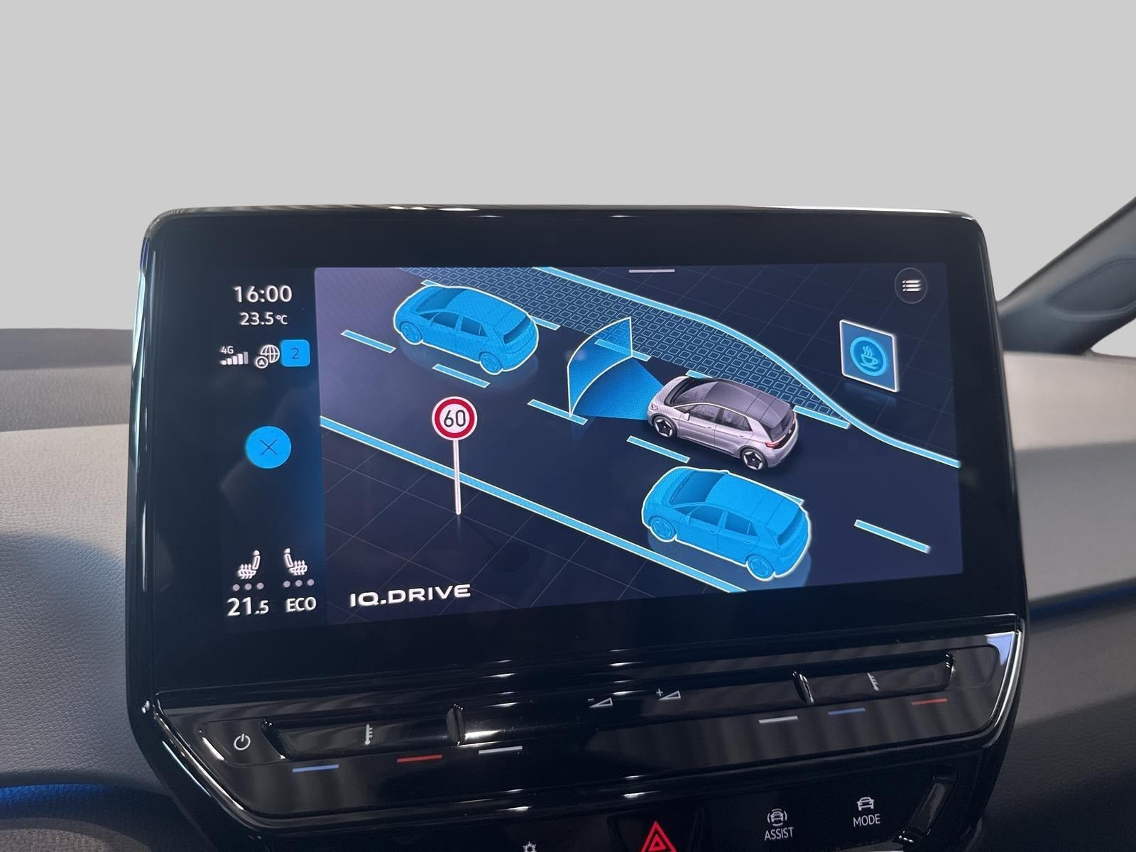 Blå VW ID.3 fra 2021