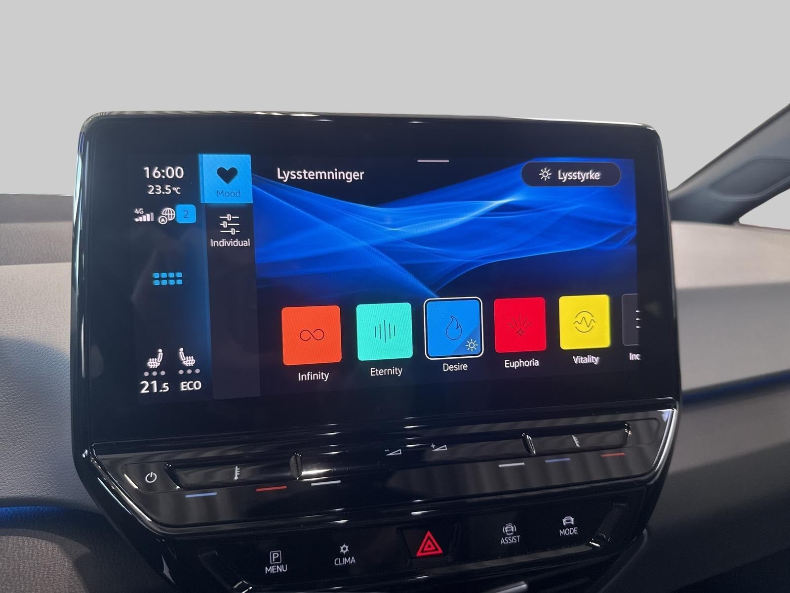 Blå VW ID.3 fra 2021