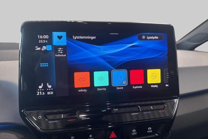 Blå VW ID.3 fra 2021