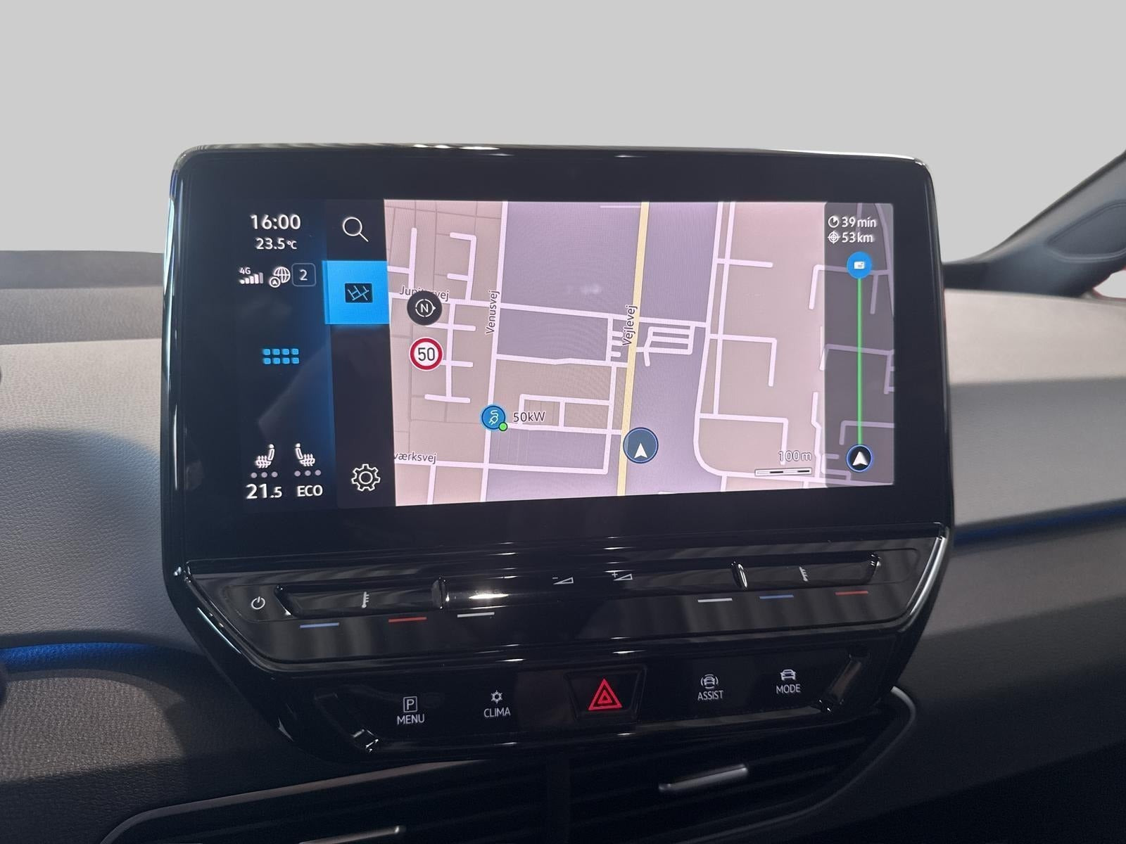 Blå VW ID.3 fra 2021