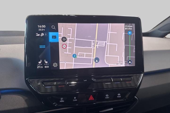 Blå VW ID.3 fra 2021